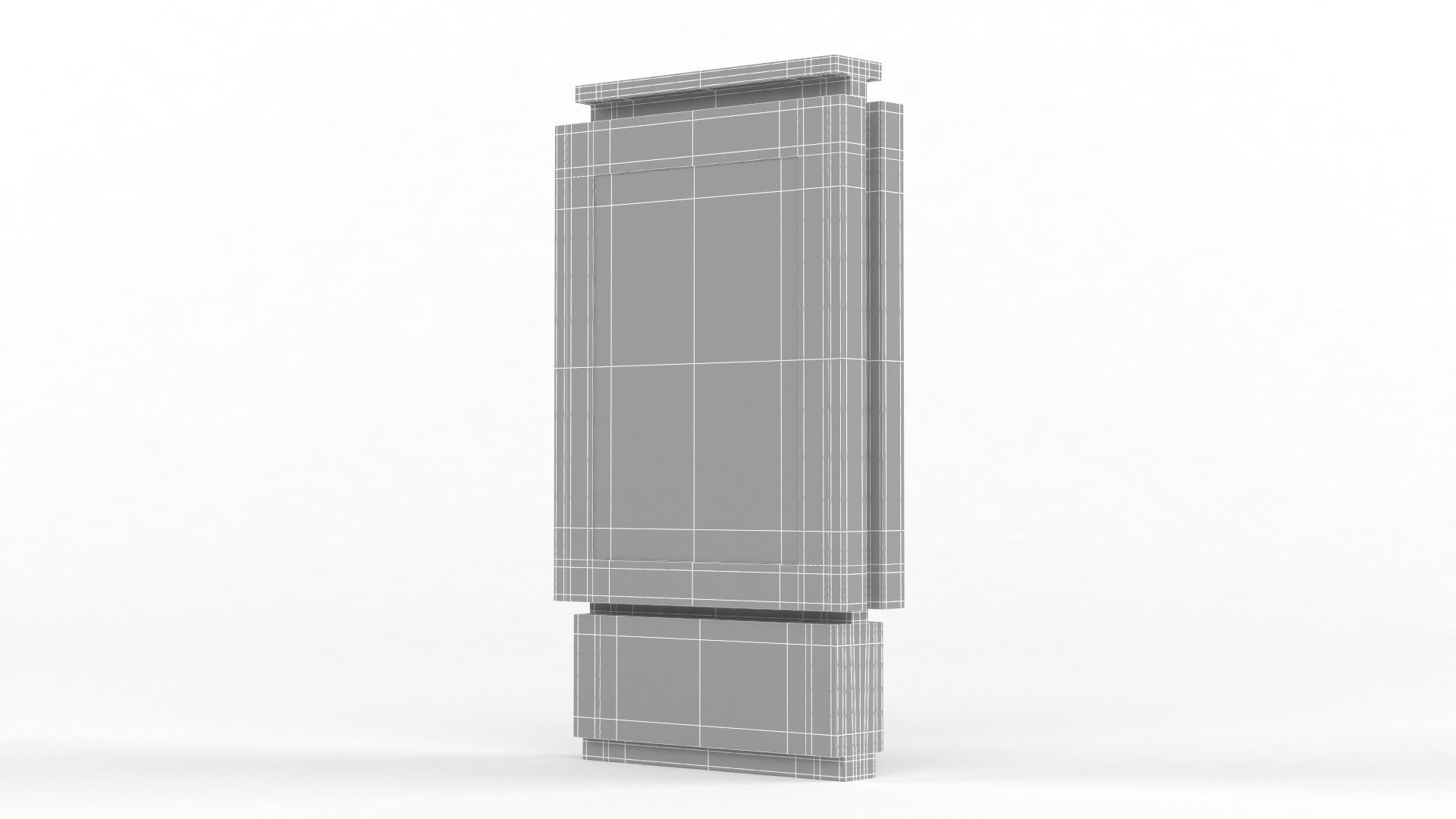 Electronic Kiosk 3D model_8