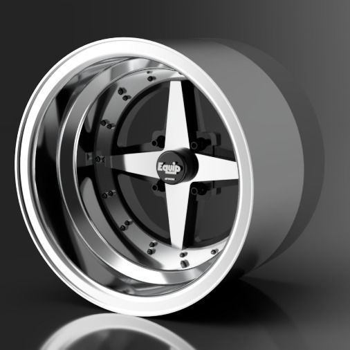 1 24 Scale Work Equip 01 15 Inch Wheels with 888 style tires 3D print model_2