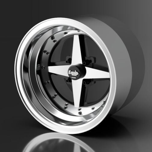 1 24 Scale Work Equip 01 15 Inch Wheels with 888 style tires 3D print model_1