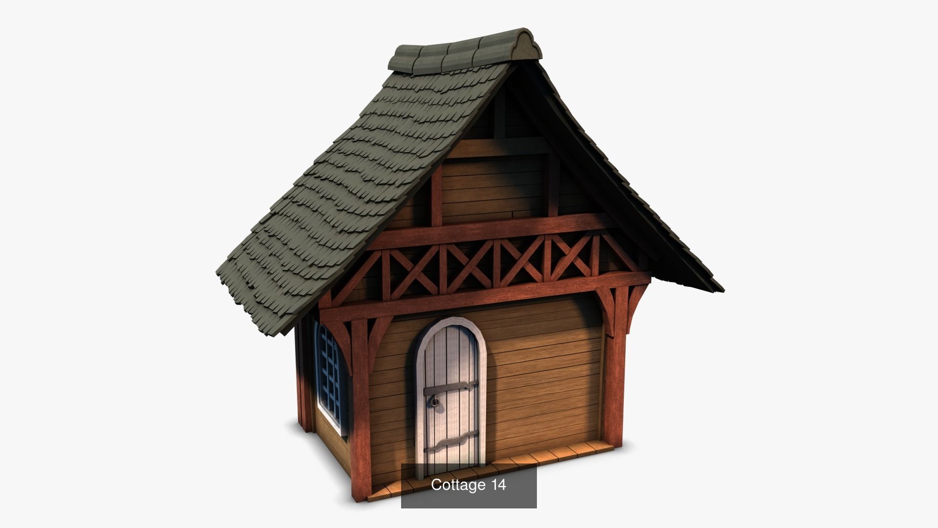 Cottage Set house 3D Model Collection_70