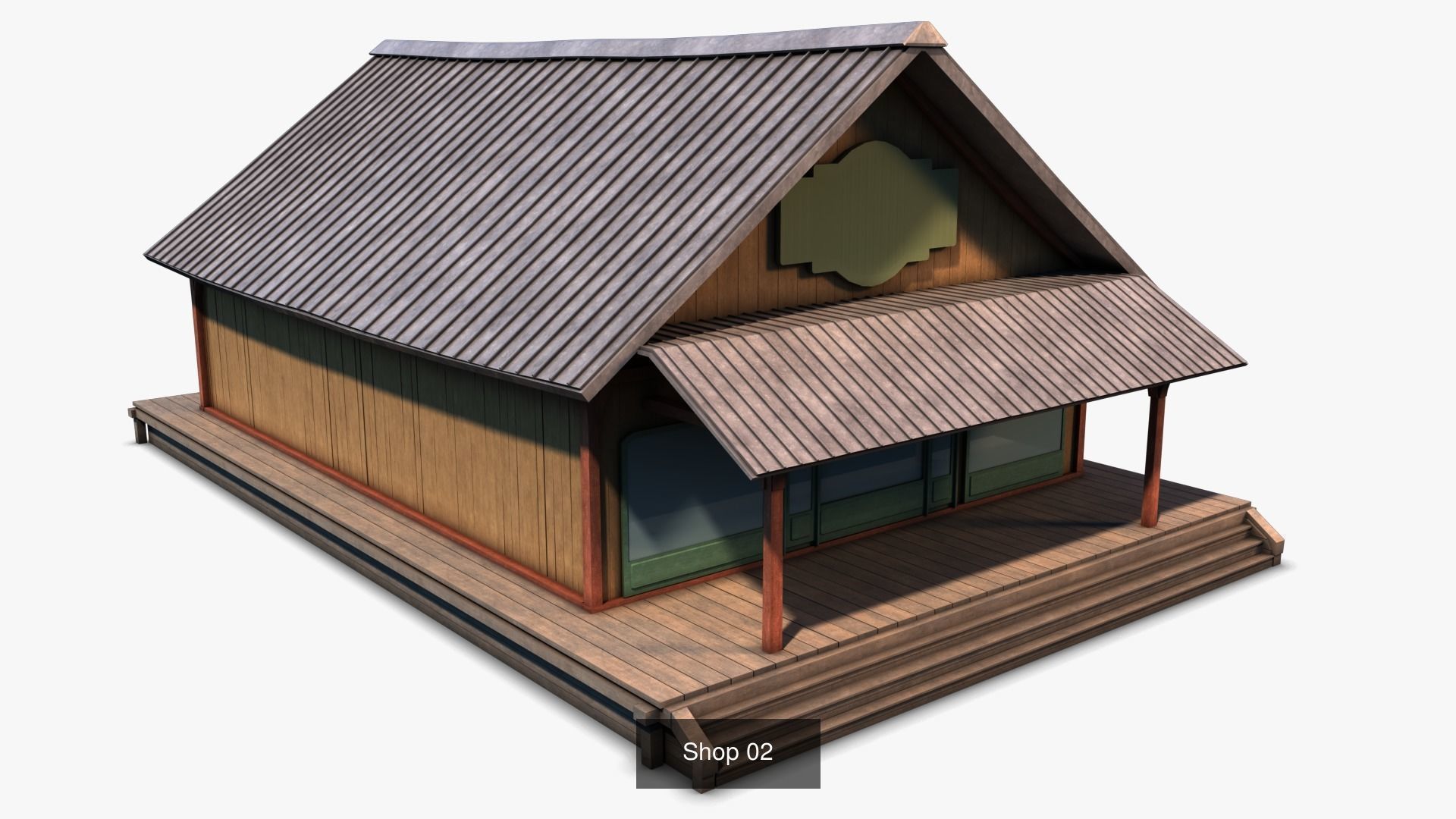 Cottage Set house 3D Model Collection_57