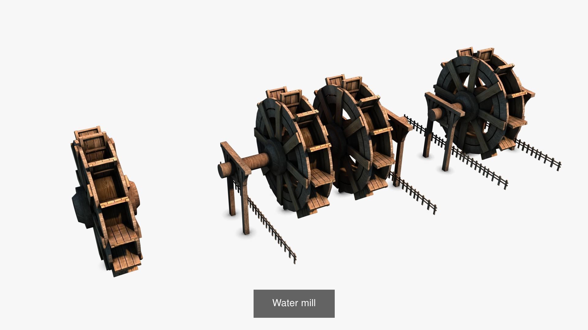 Cottage Set house 3D Model Collection_65