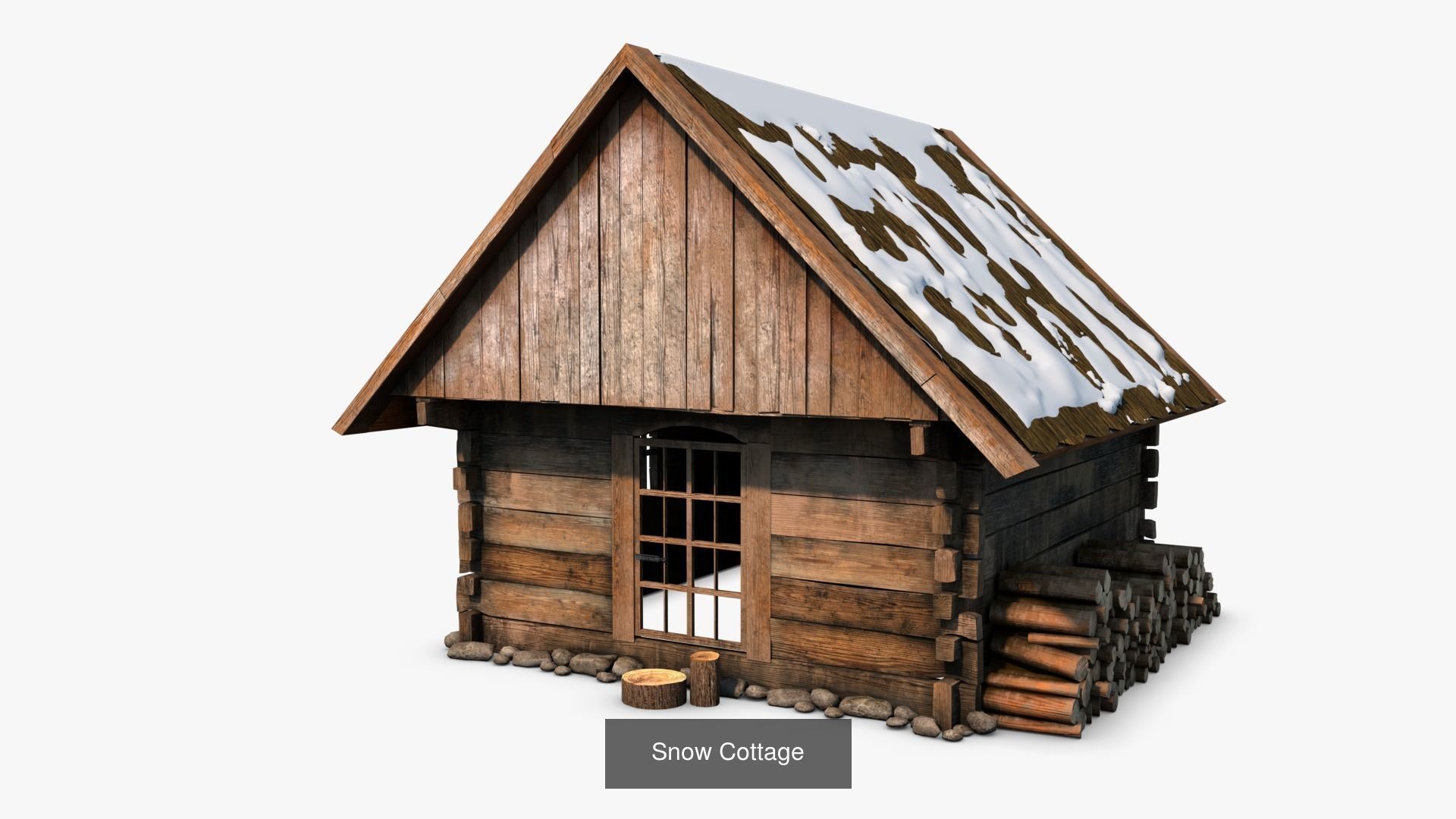 Cottage Set house 3D Model Collection_74