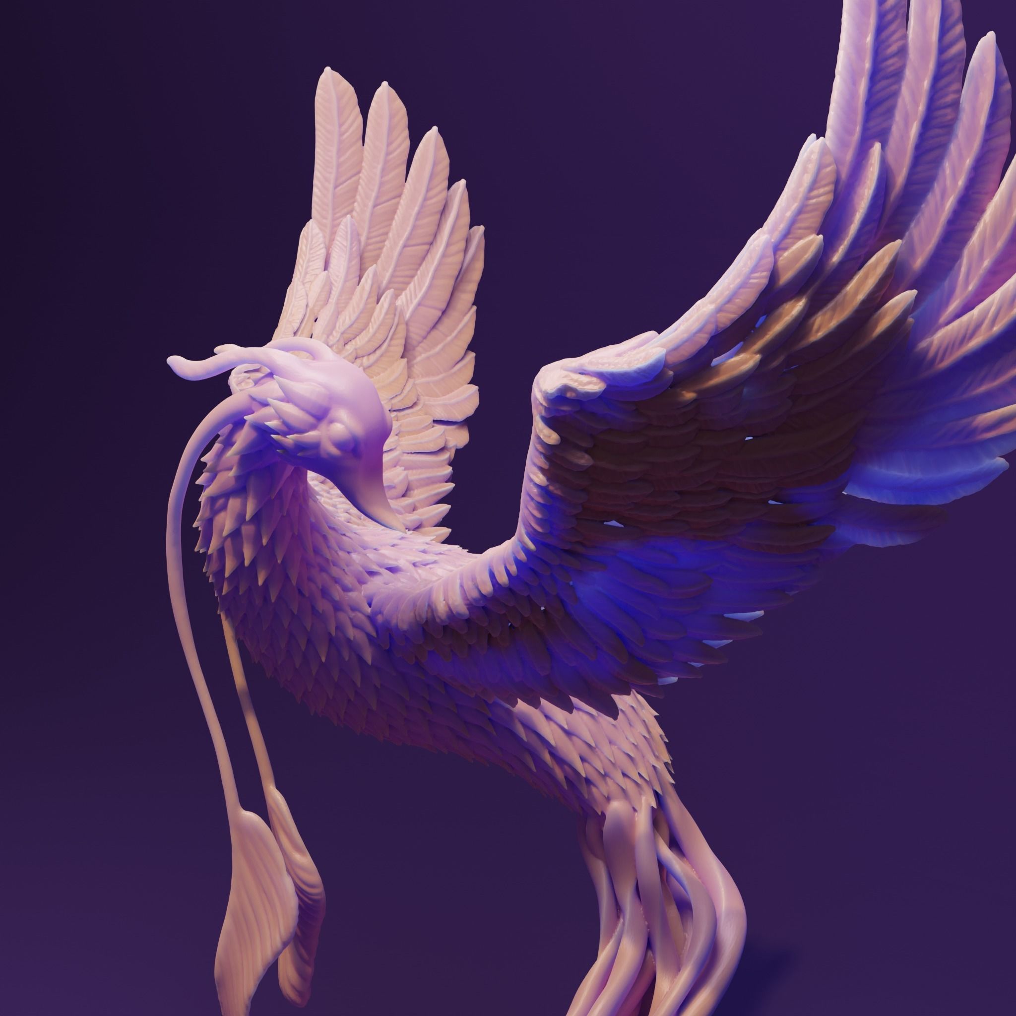 Phoenix 3D print model_1