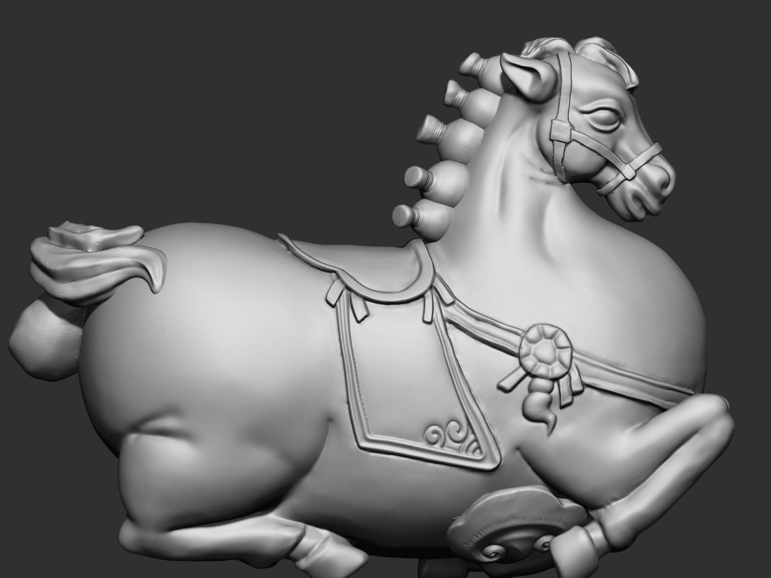 horse 3D print model_6