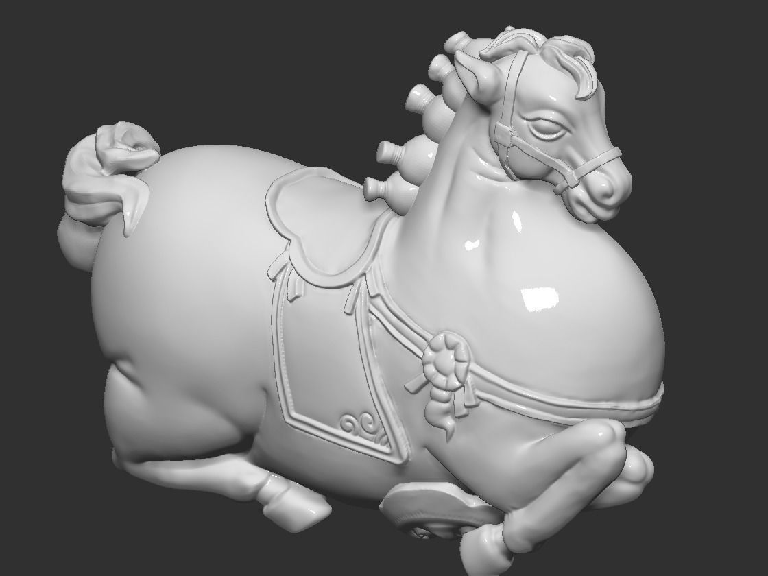 horse 3D print model_5