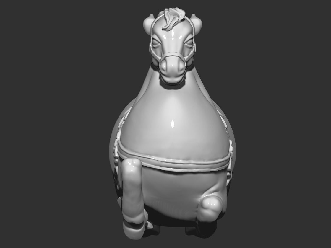 horse 3D print model_1