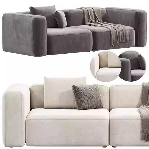 BASECAMP CHAISELOUNGE left Modular Sofa by makenordic 5