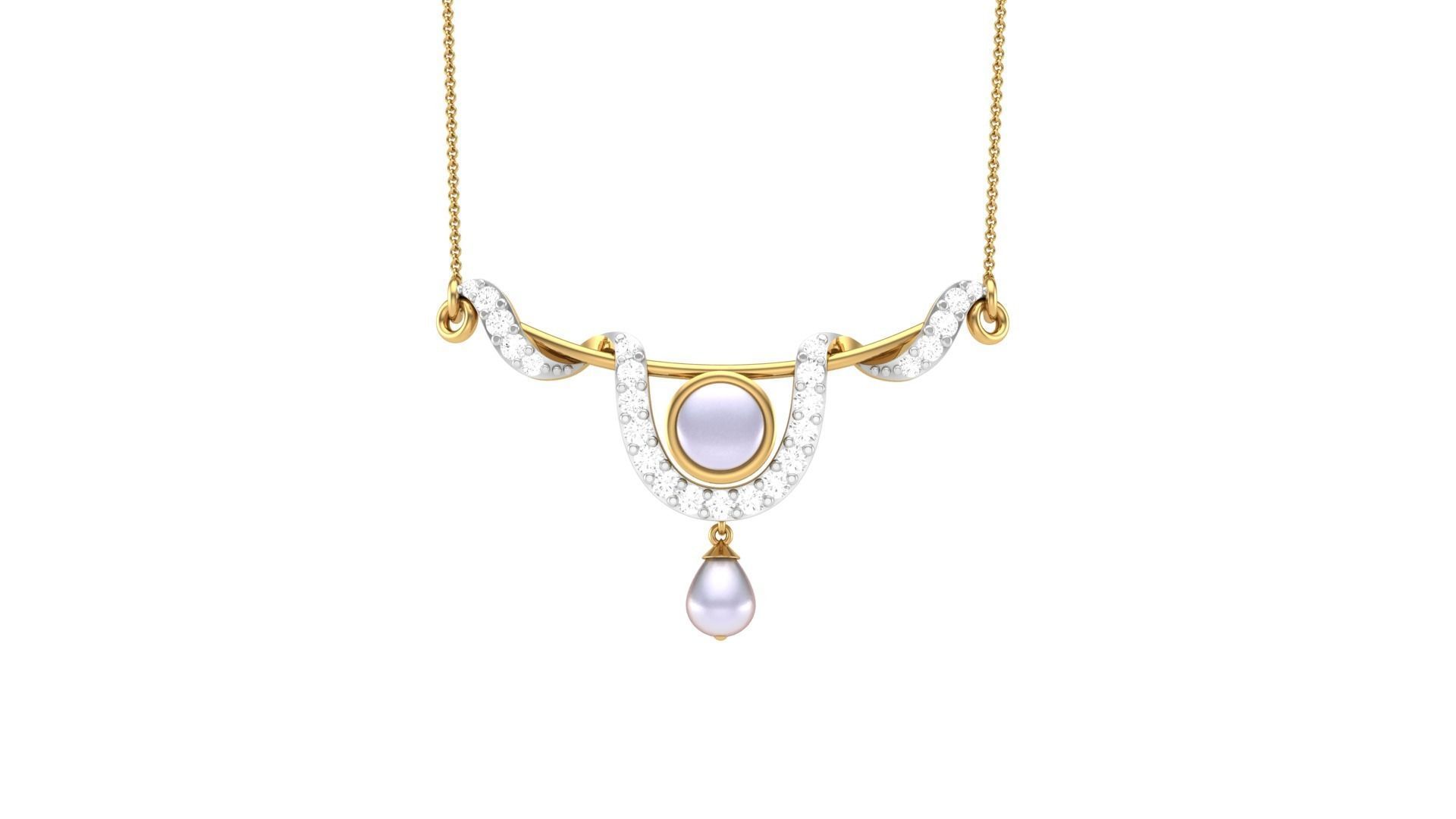 Women Necklace Pendants 3dm STL OBJ FBX Renders Details 3D print model_2