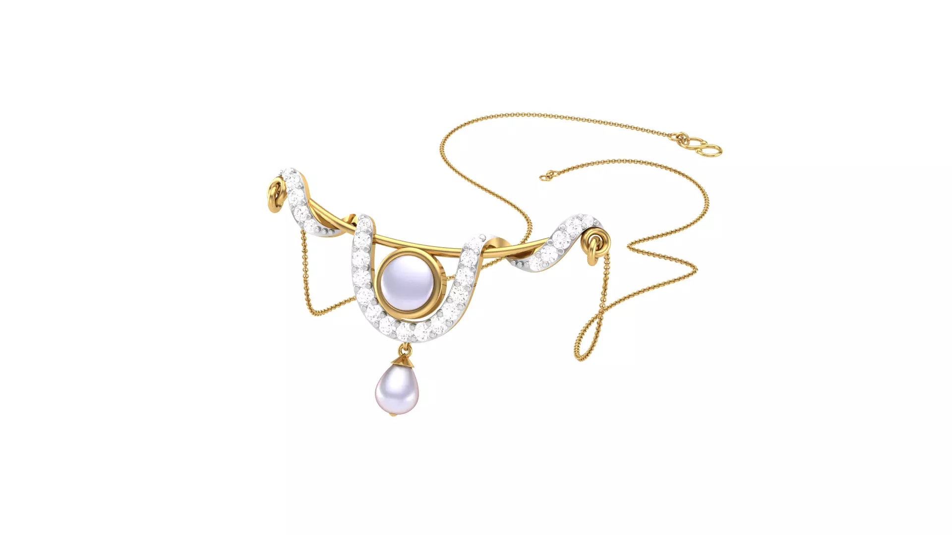 Women Necklace Pendants 3dm STL OBJ FBX Renders Details 3D print model_0