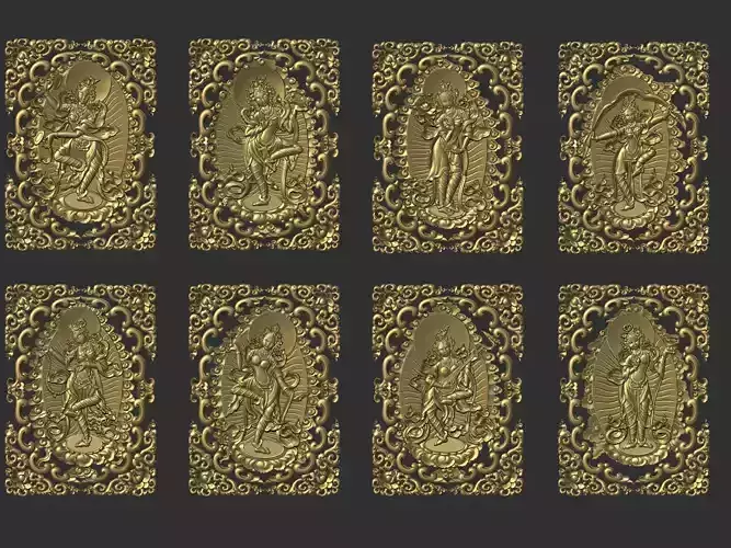 Tibetan fairies 16 pieces