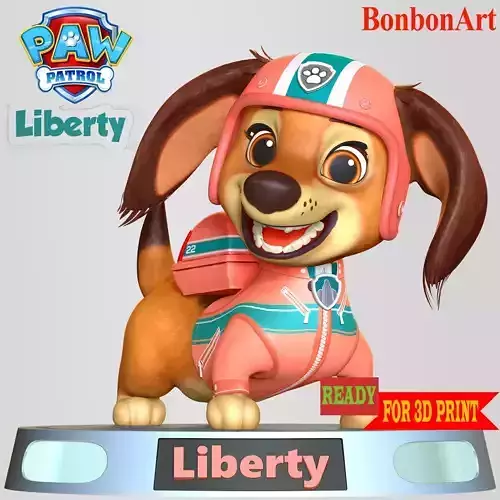Liberty PAW Patrol The Movie 3D print model