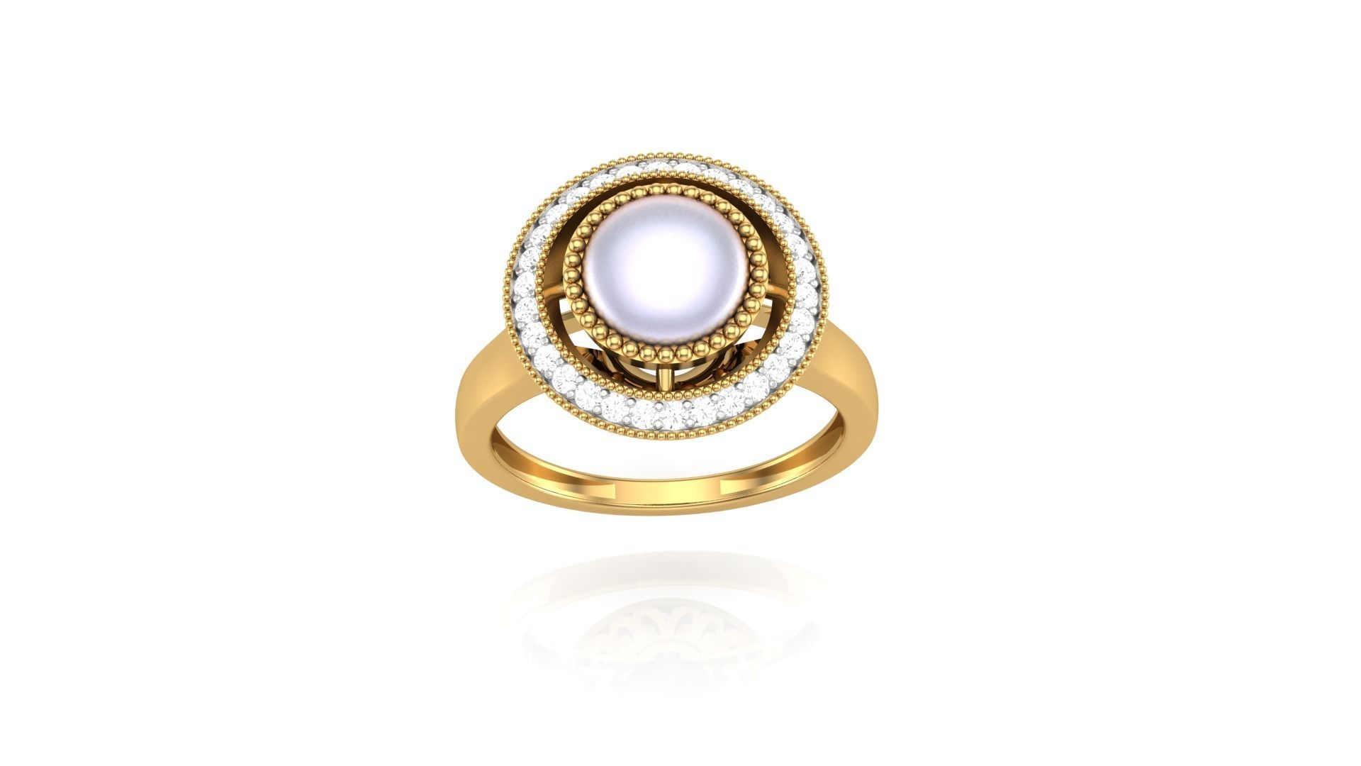 Solitaire Wedding Engagement Women Ring 3D print model_2