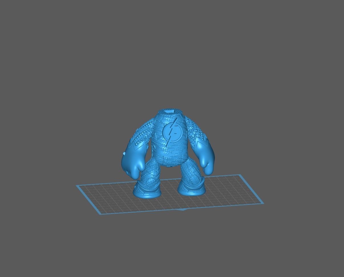 Flash figure of 3D print model_2