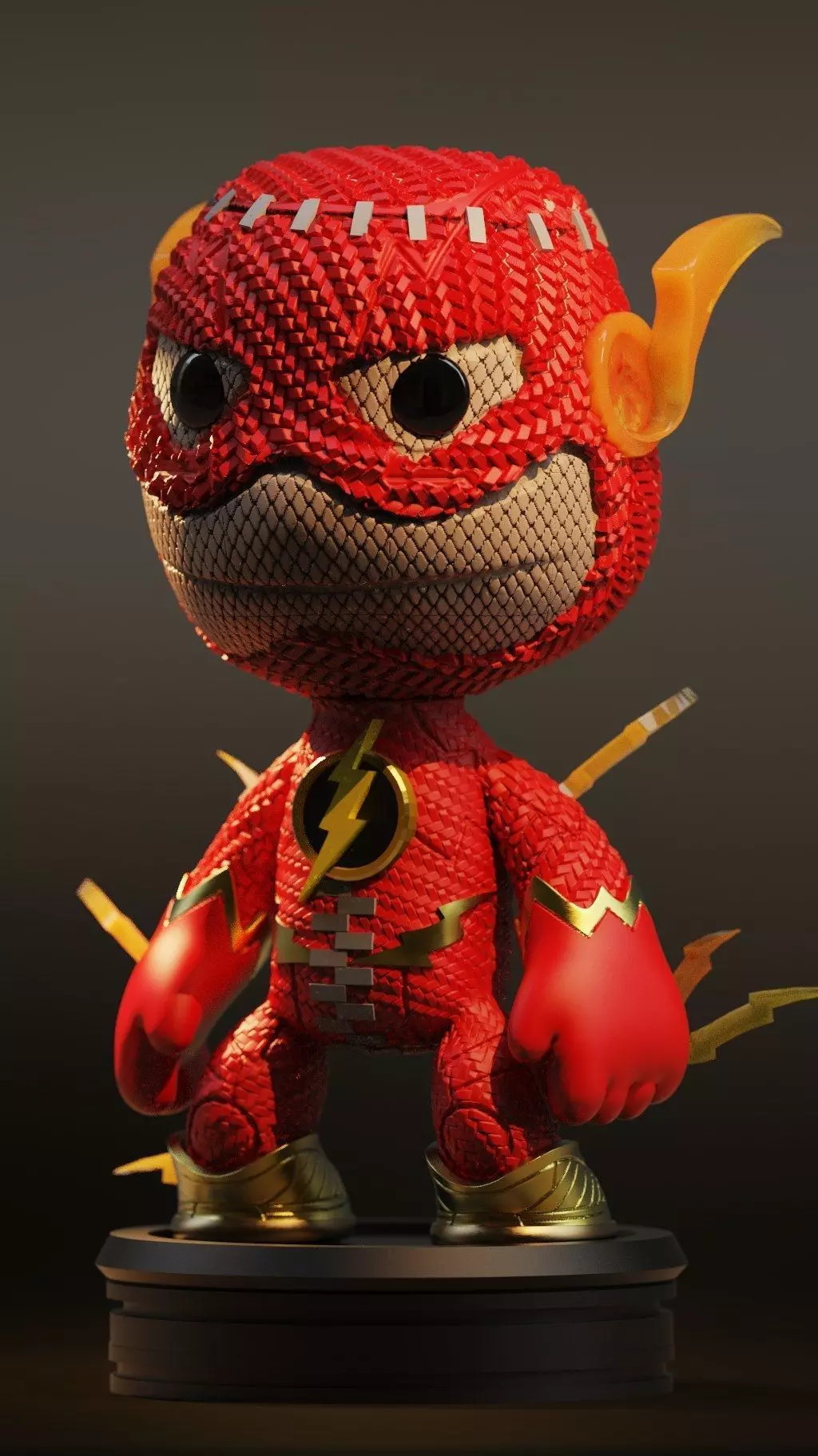 Flash figure of 3D print model_0