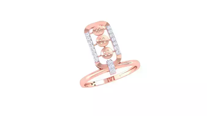 Women Wedding Engagement Ring 3dm STL OBJ FBX Renders Details