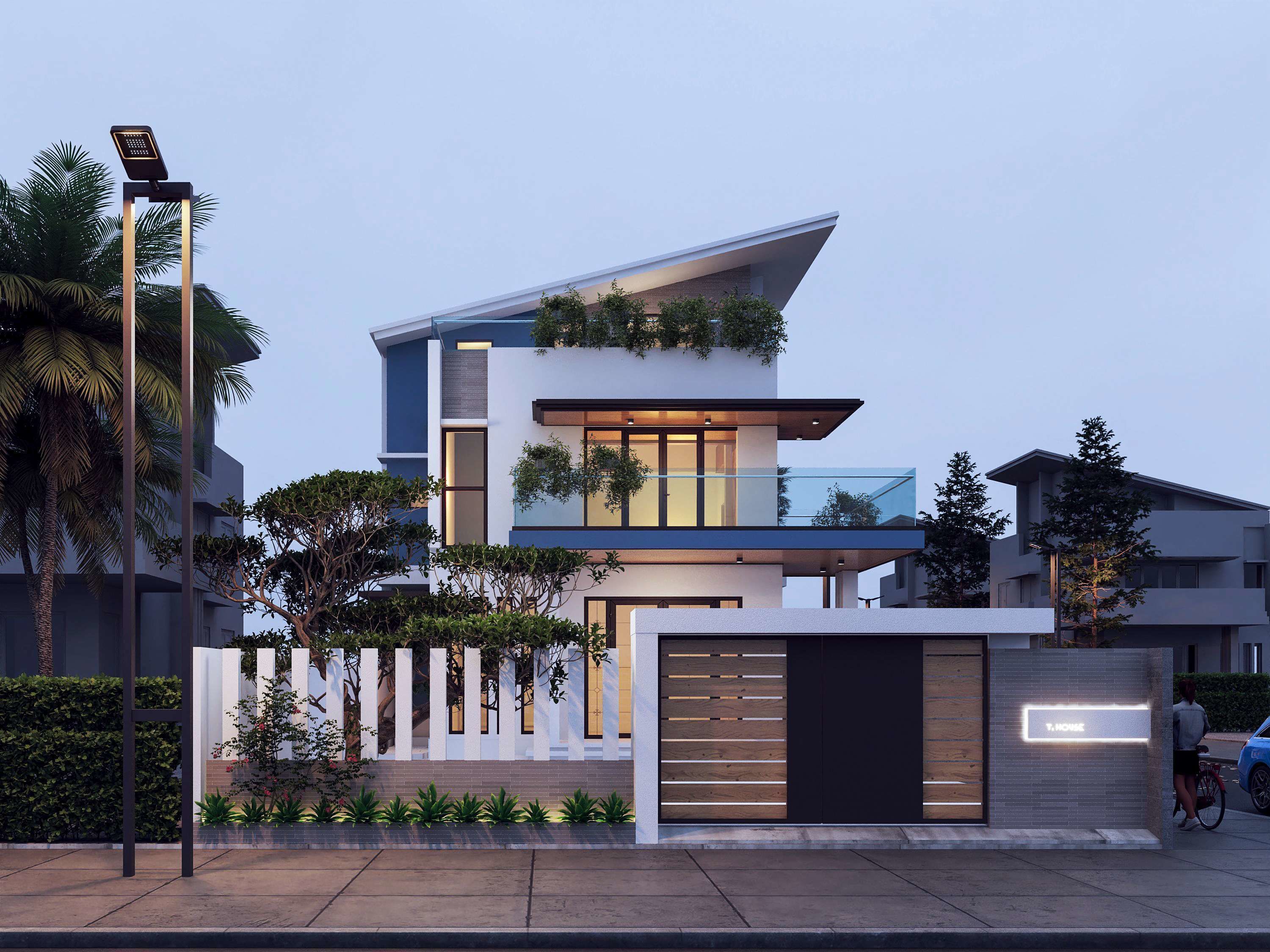 House - Full texture - lighting - proxy in Sketchup and Vray 6  3D model_1