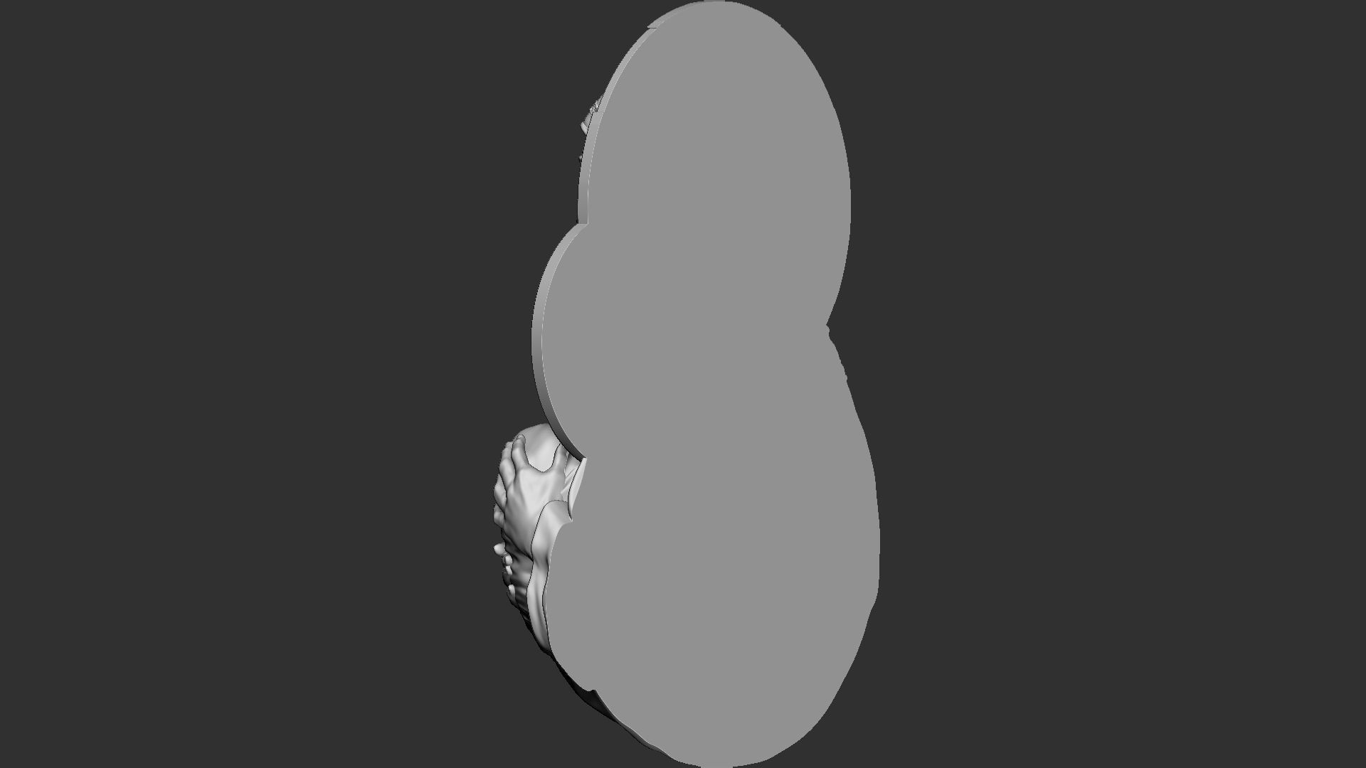 Mother Maria bas-relief 04 3D print model_28