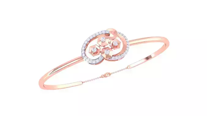Women Bangle Bracelet 3dm STL OBJ FBX Renders Details