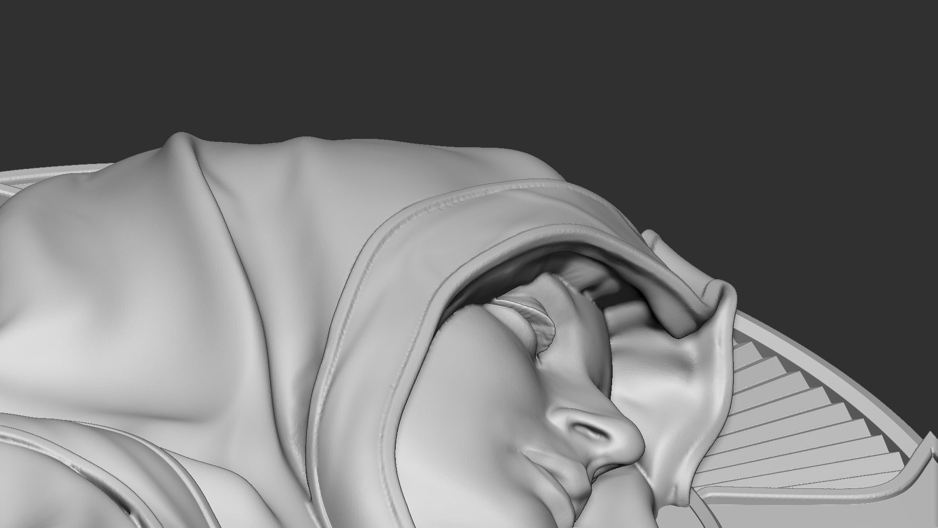 Mother Maria bas-relief 05 3D print model_11