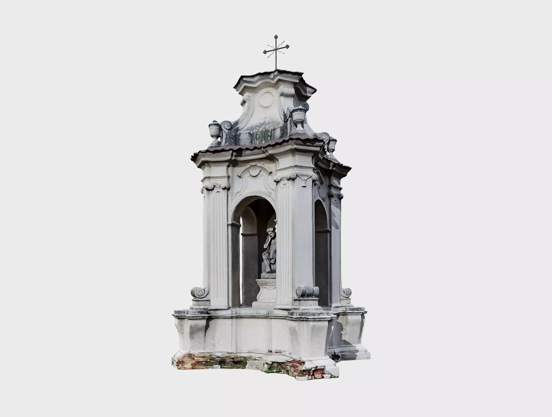 Pensive Christ shrine at Centrum Kultury in Lublin 3D model_0