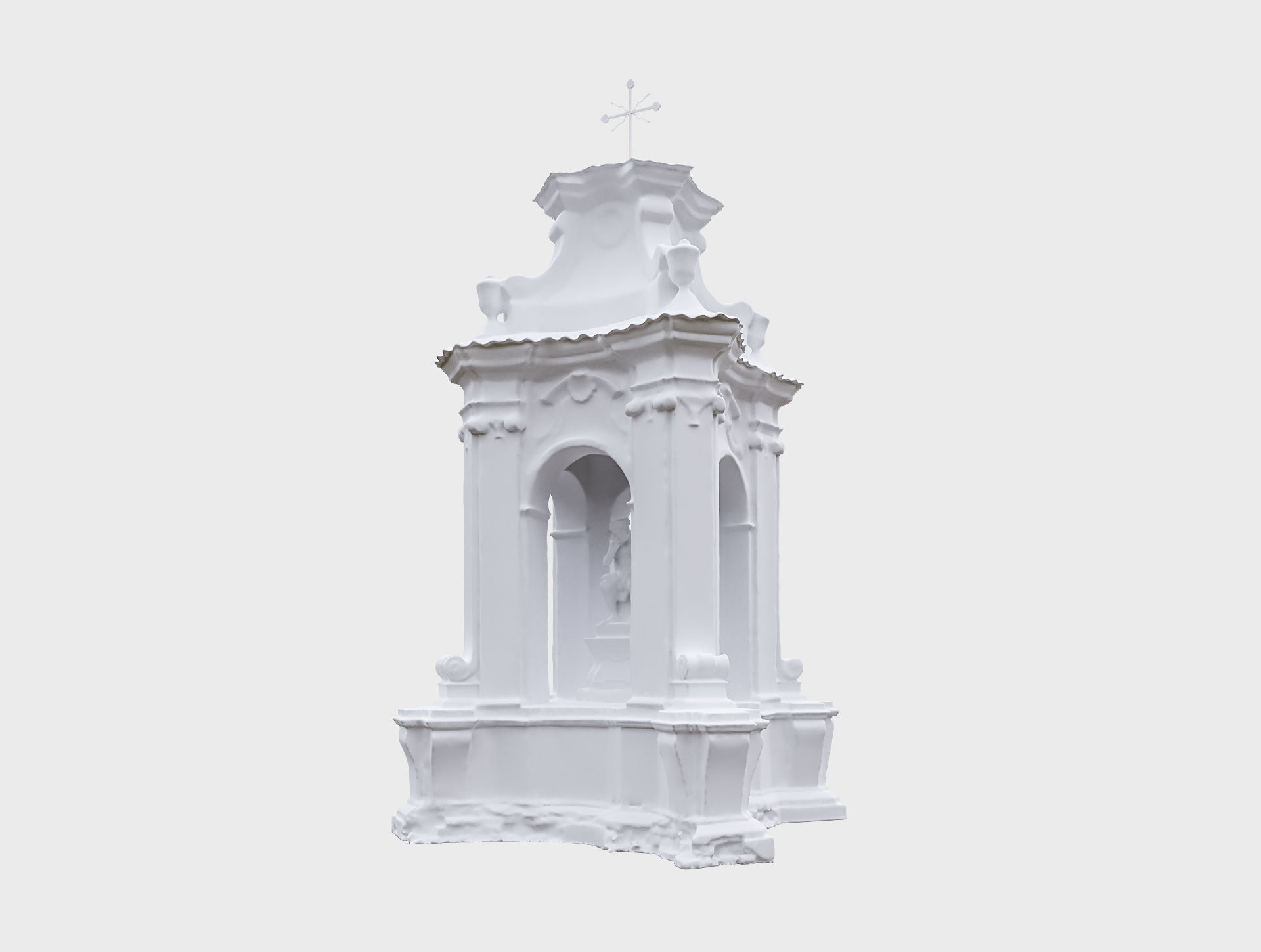 Pensive Christ shrine at Centrum Kultury in Lublin 3D model_2