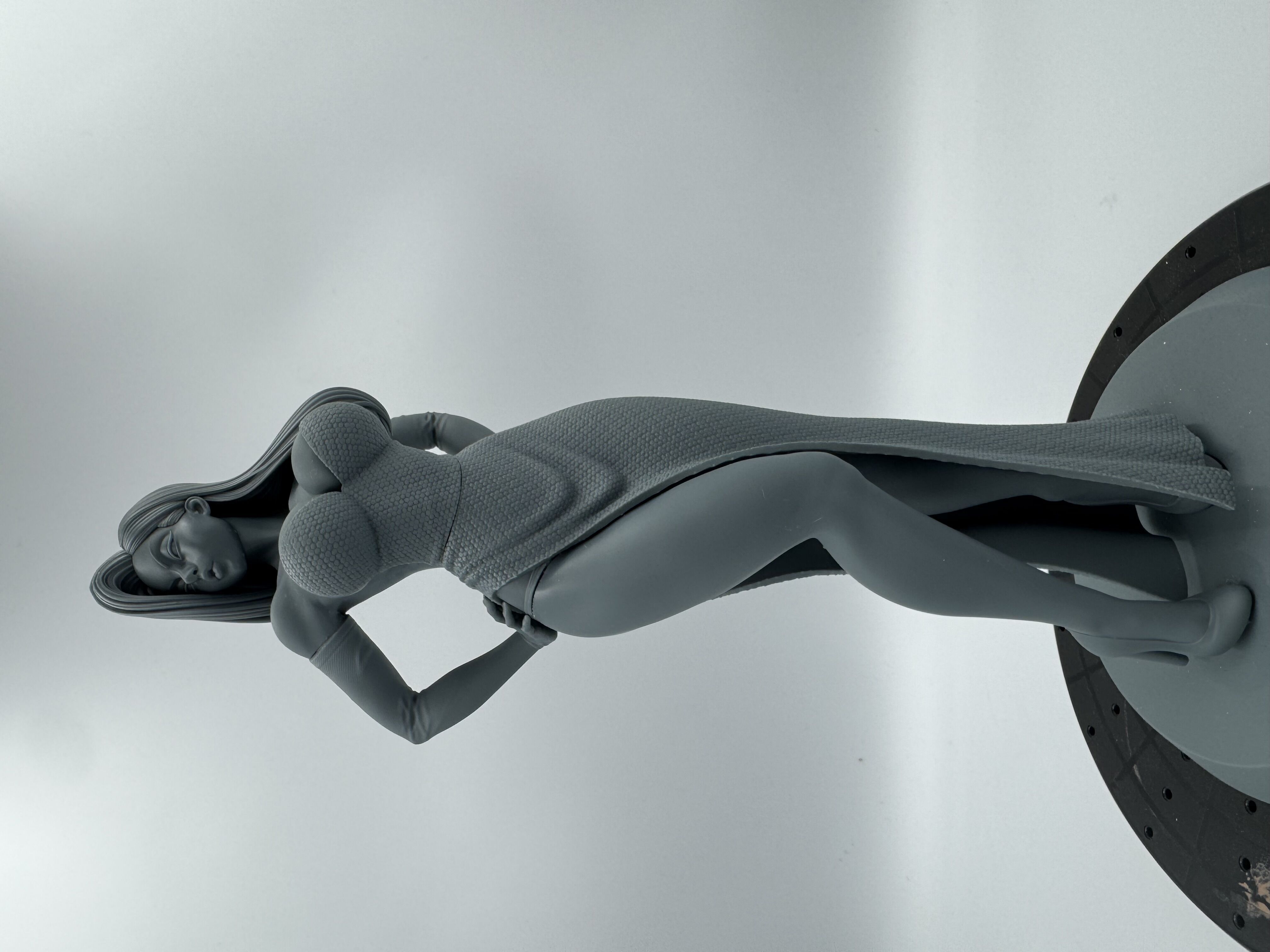 JESSICARABBIT statue of woman in dress 3D print model_29