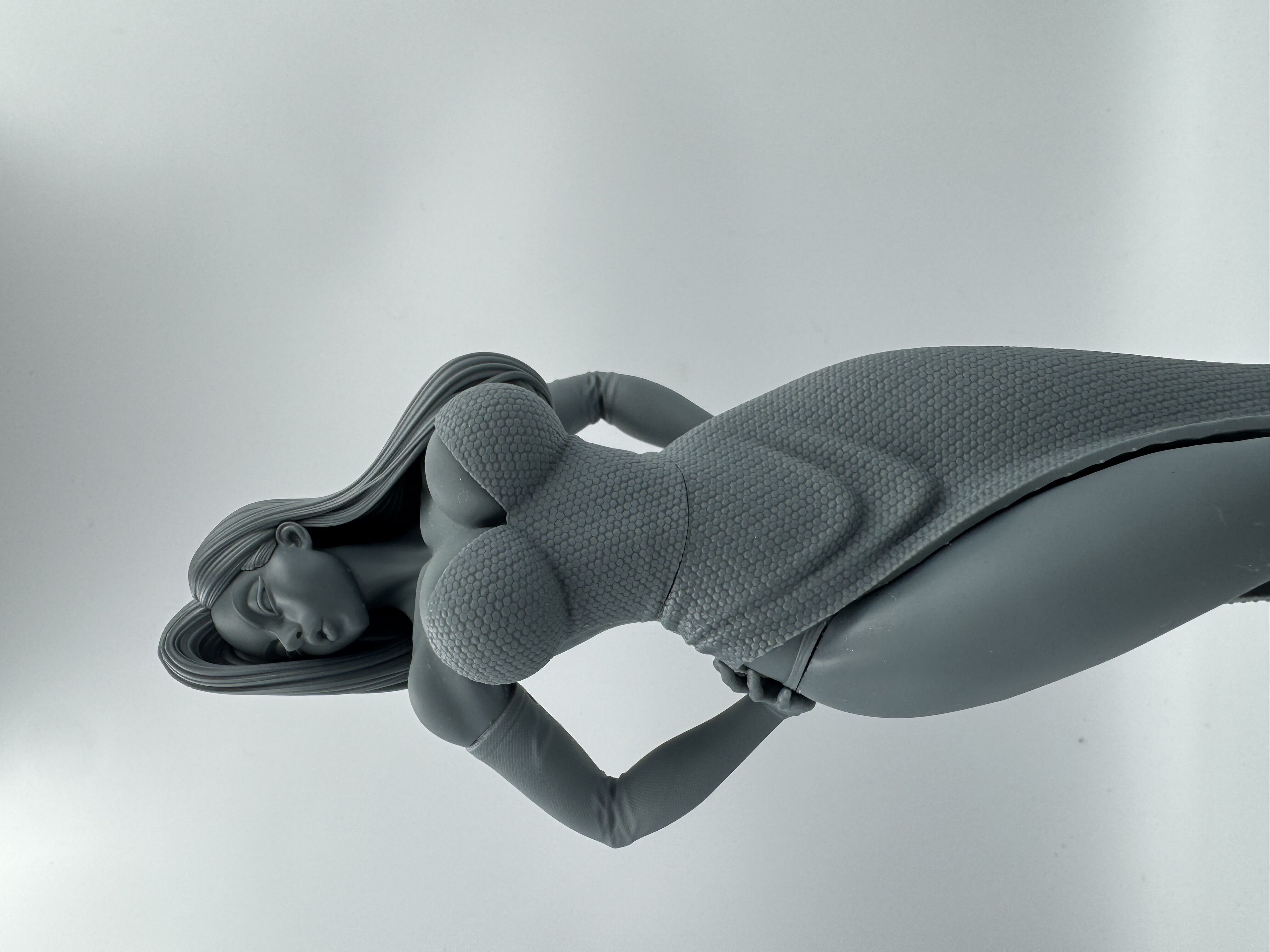 JESSICARABBIT statue of woman in dress 3D print model_30