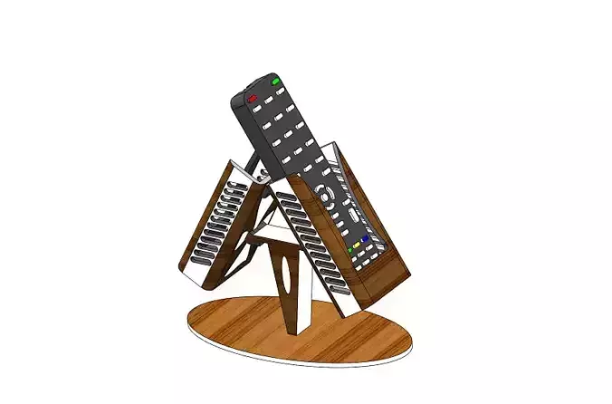 tv remote control support