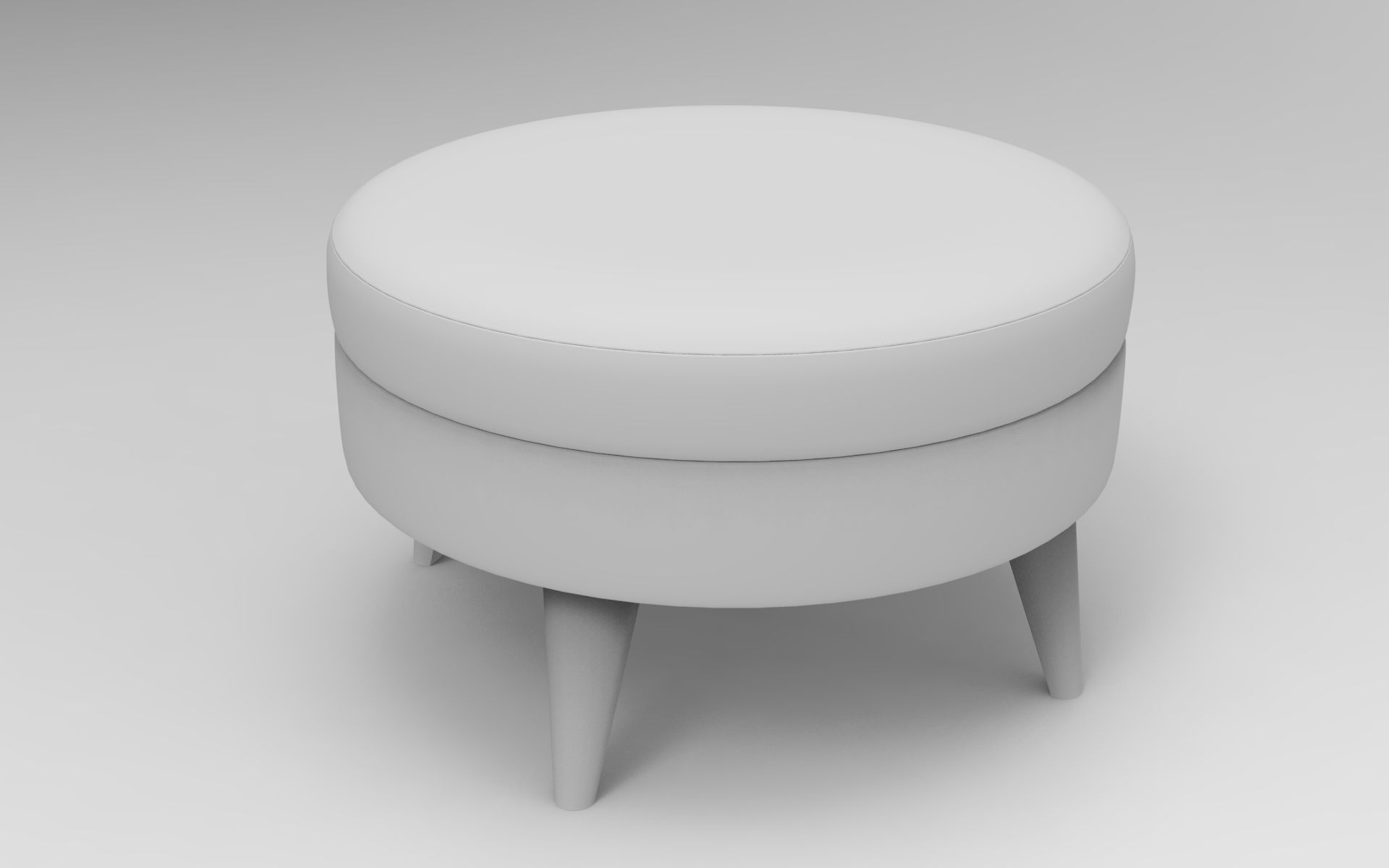 Pass Stool Low-poly 3D model_7