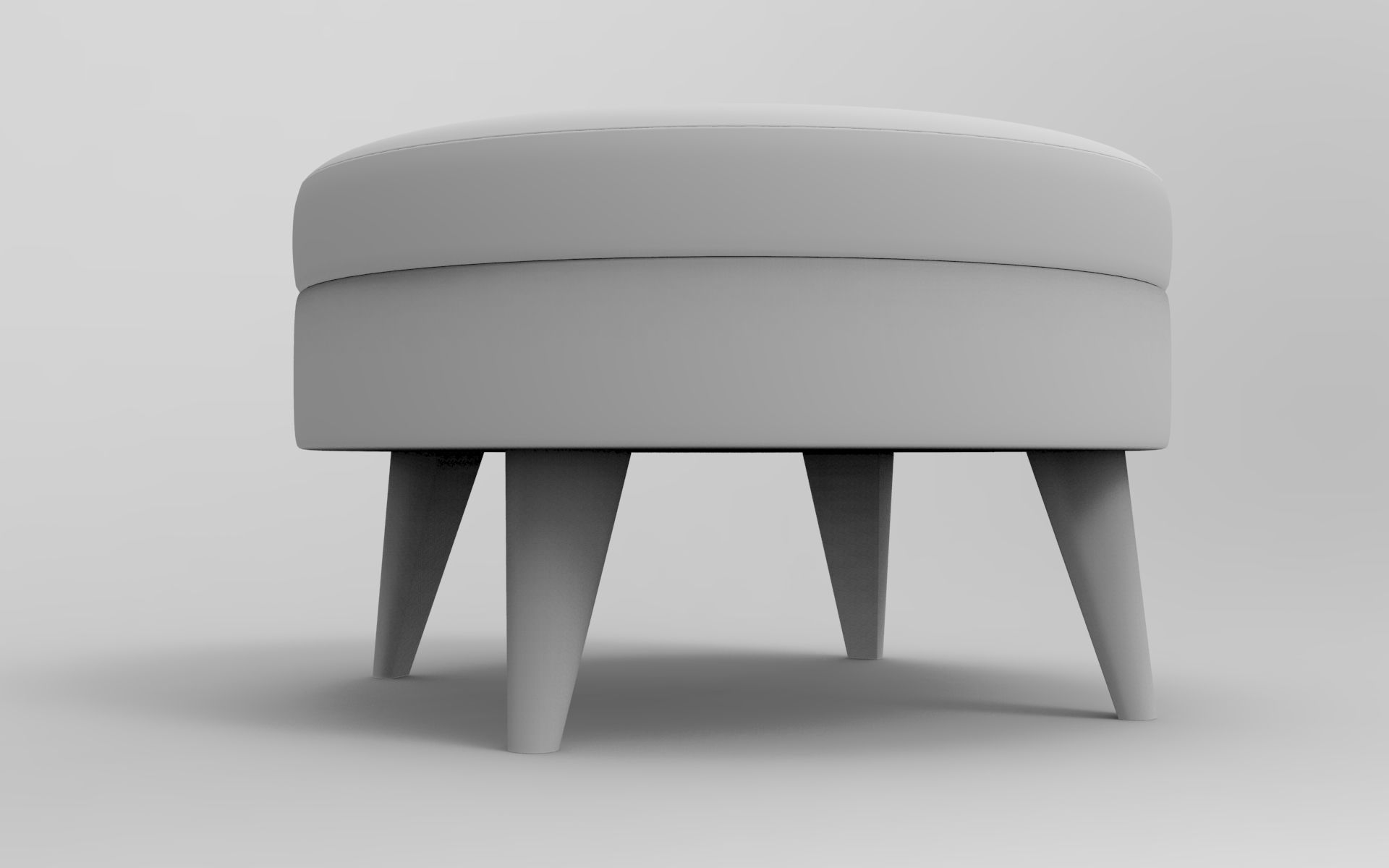 Pass Stool Low-poly 3D model_8