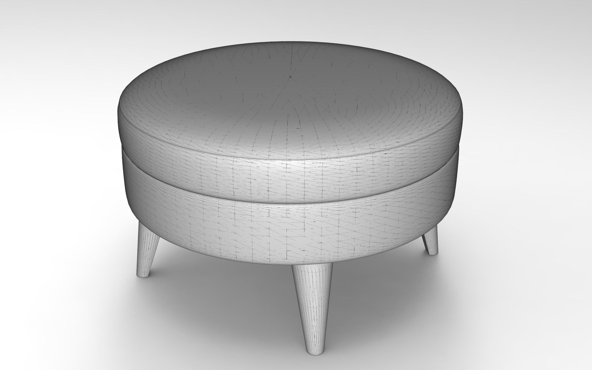 Pass Stool Low-poly 3D model_5