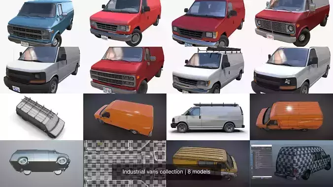 Industrial vans collection