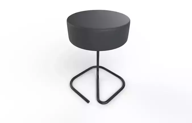 Stool M03 Low-poly 3D model
