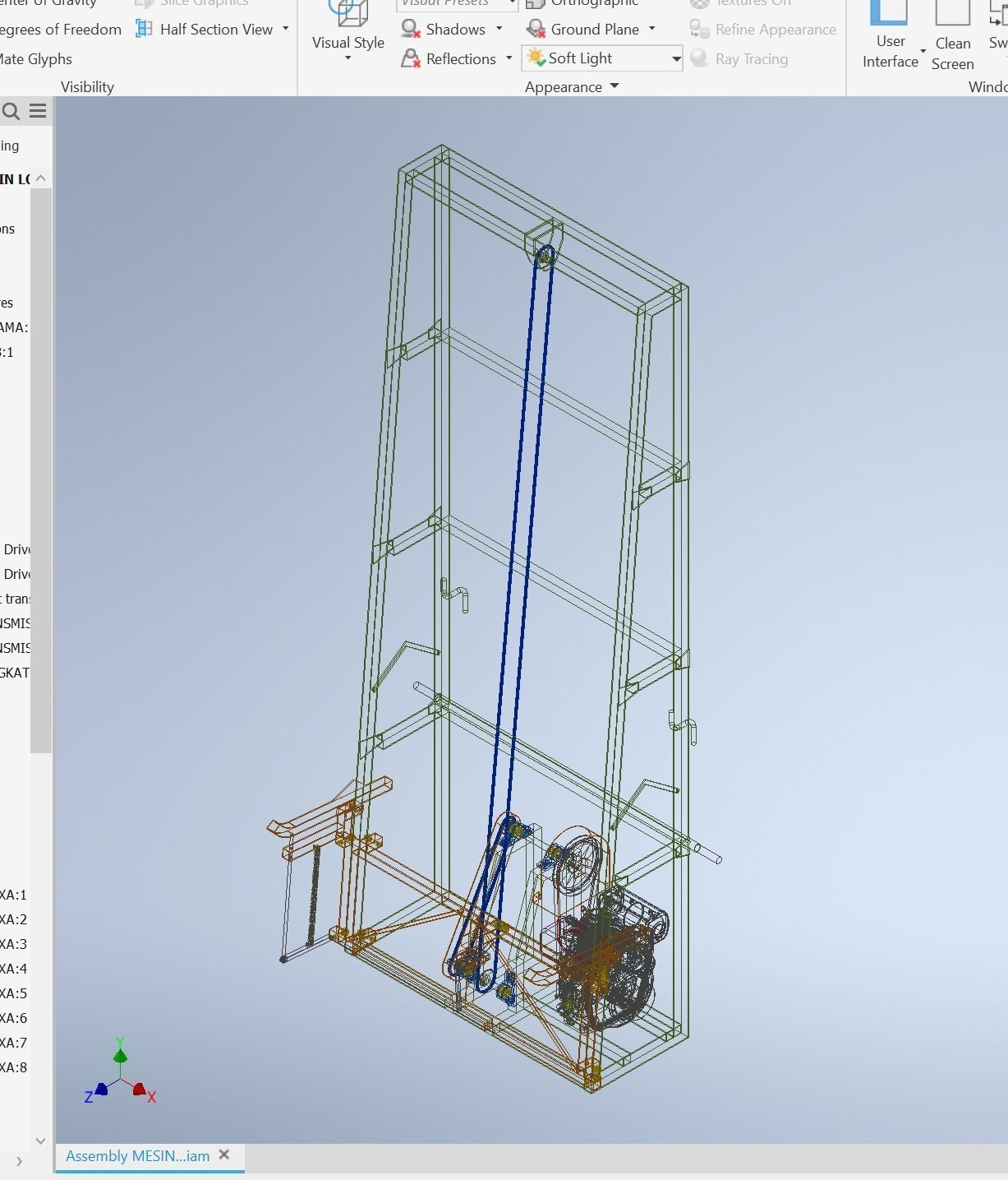 SUGARCANE LOADER LIFTER MACHINE LIFTING TO THE TRUCK 3D model_13