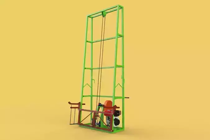 SUGARCANE LOADER LIFTER MACHINE LIFTING TO THE TRUCK