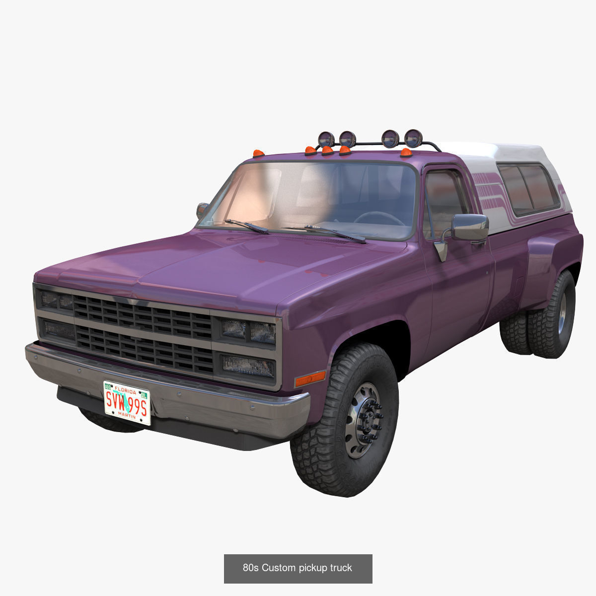 90s Highway traffic cars 3D Model Collection_21