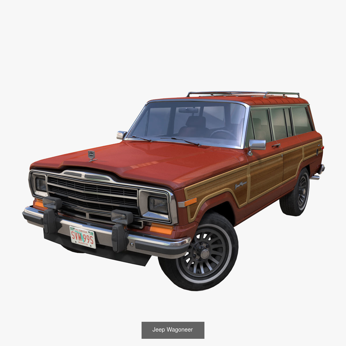 90s Highway traffic cars 3D Model Collection_19