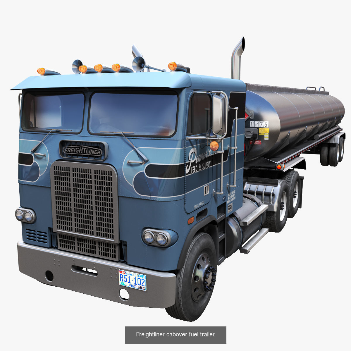 90s Highway traffic cars 3D Model Collection_22