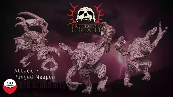 Xenoteras Pawns Erah 3D print model