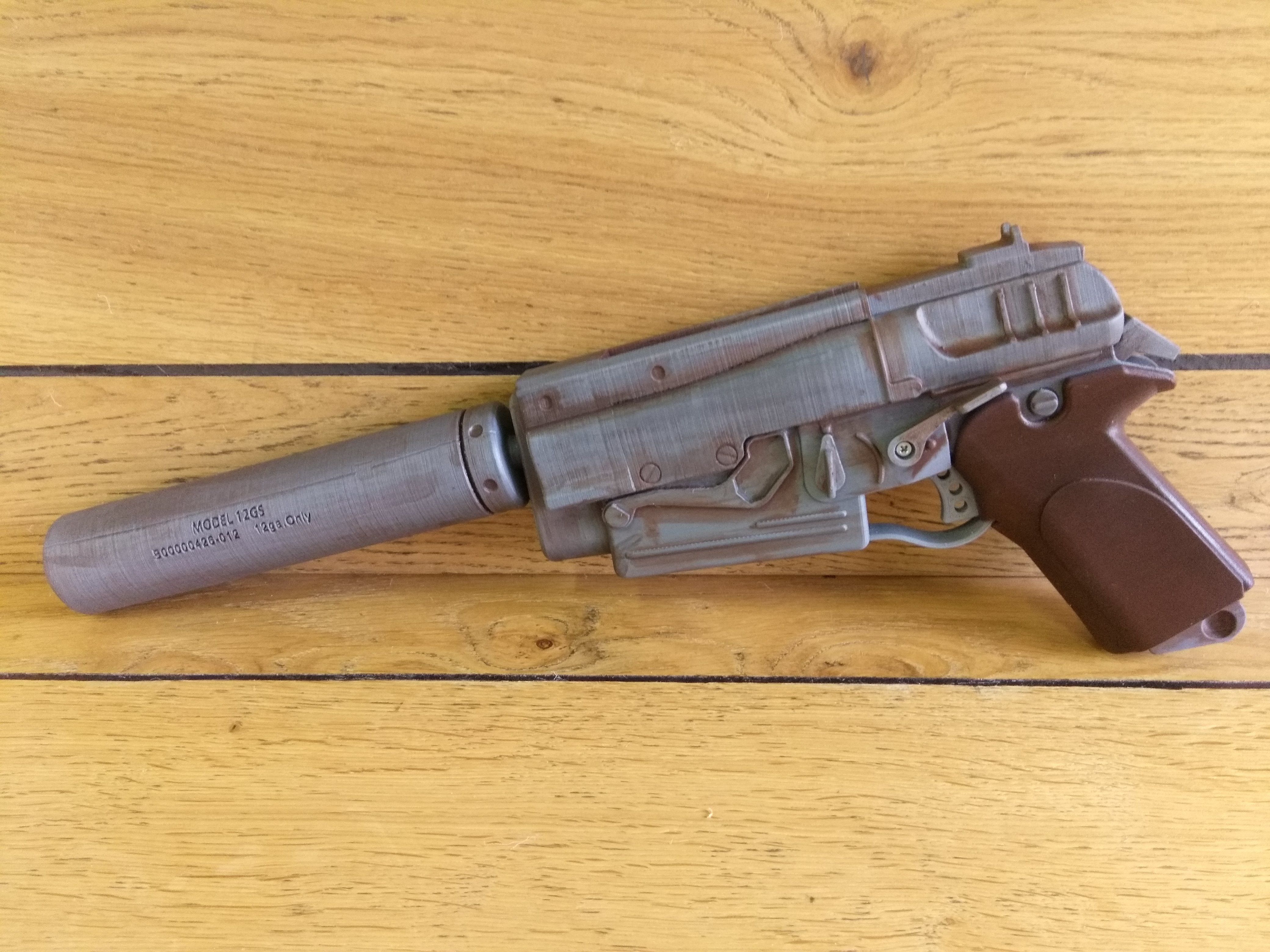 10mm Blaster - Fallout 4 - Printable - STL  3D print model_12