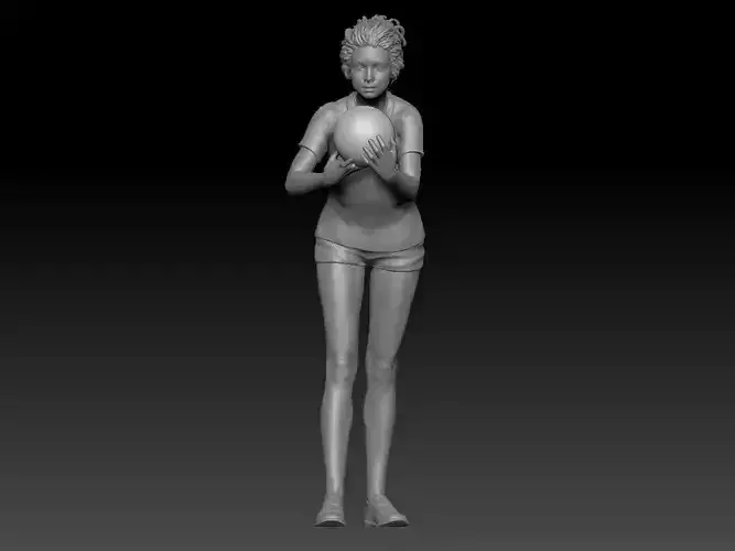 BOWLING GIRL 1 3D print model