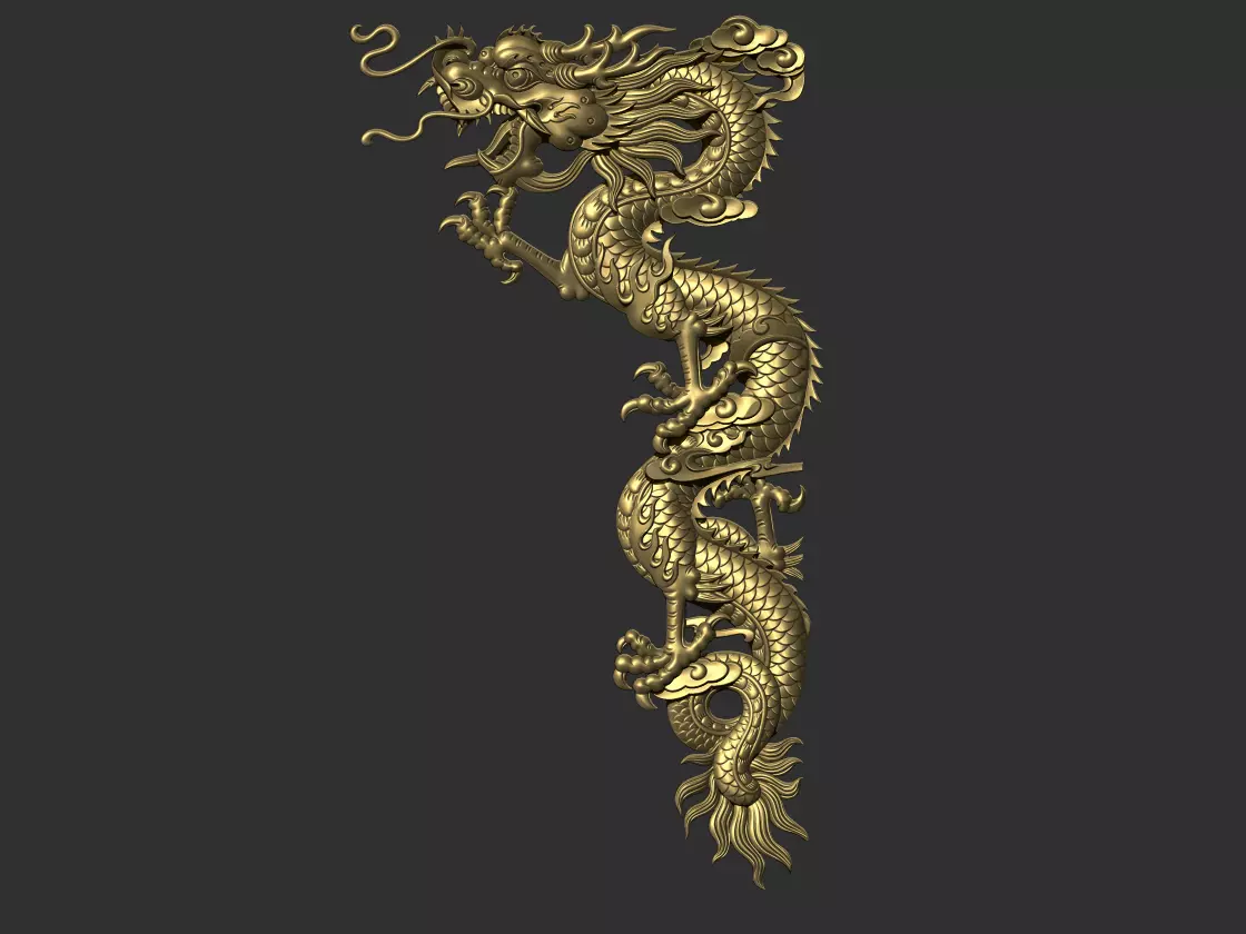 dragon 3D print model_0