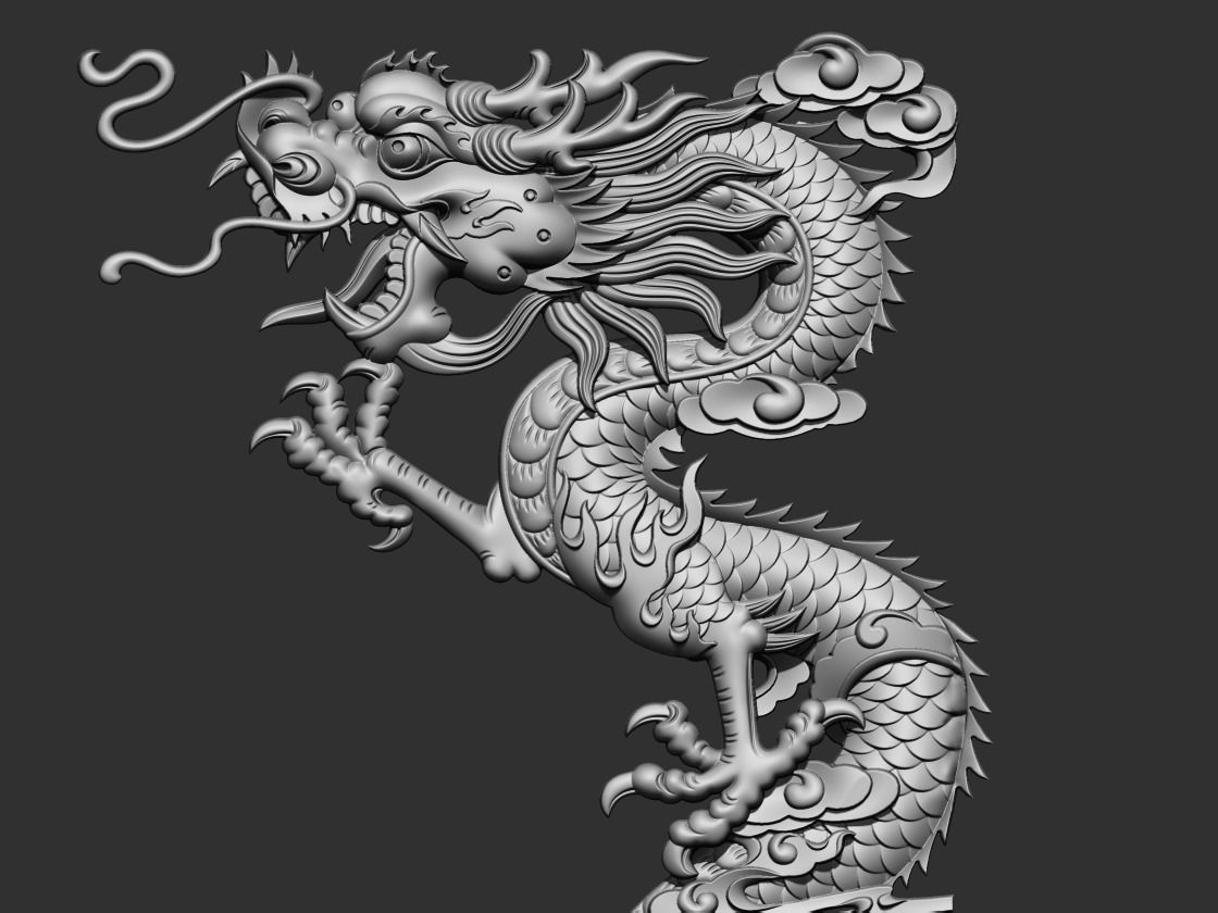 dragon 3D print model_6
