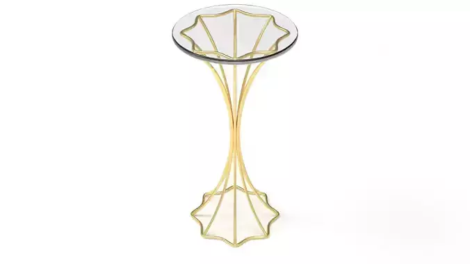 Round table 3D model | CGTrader