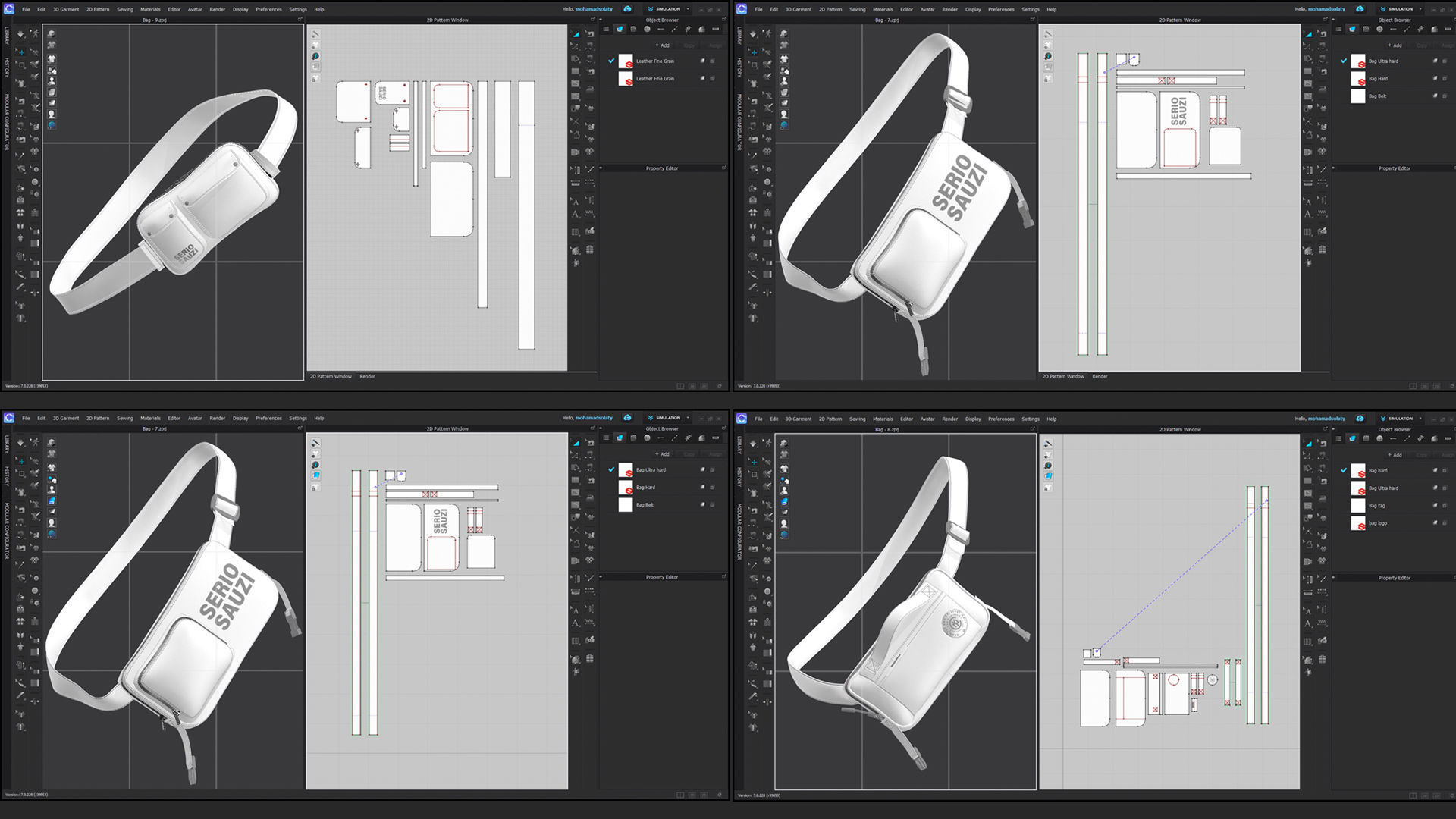 18 Basic Accessories Pack - Marvelous - CLO Project file 3D model_8