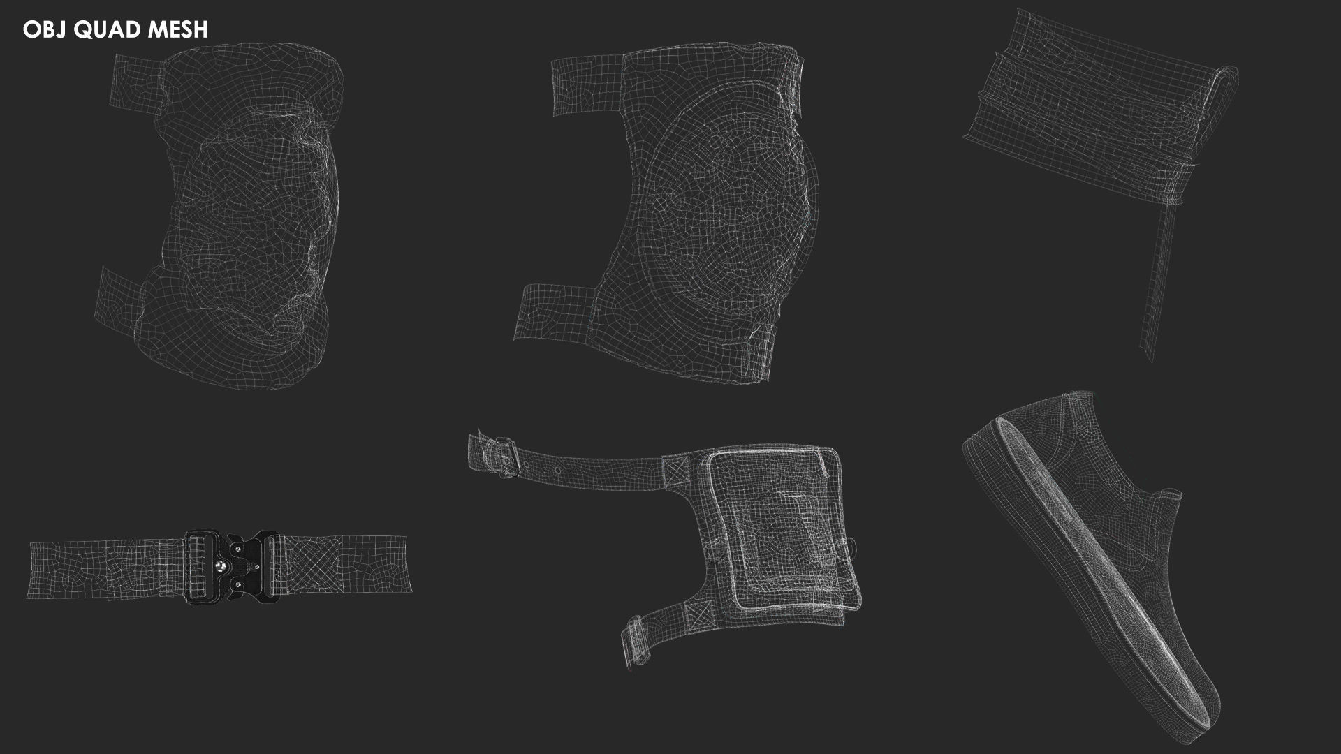 18 Basic Accessories Pack - Marvelous - CLO Project file 3D model_7