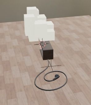 Table Lamp Low-poly 3D model_15