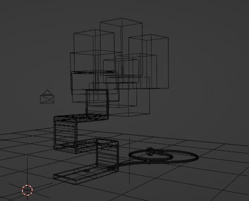 Table Lamp Low-poly 3D model_20