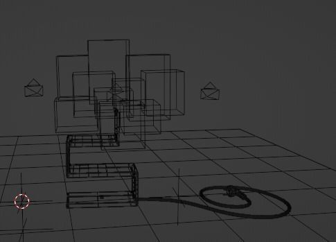 Table Lamp Low-poly 3D model_22